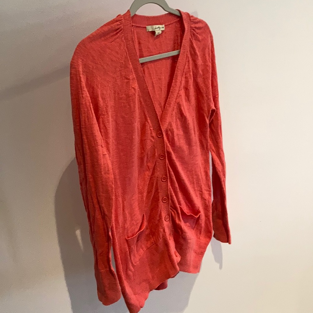 Peach/ Pink cardigan small